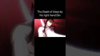 The Death of Aizen Sasuke in 4K - Betrayed By His Right Hand Gin #anime #bleach #aizen #gin