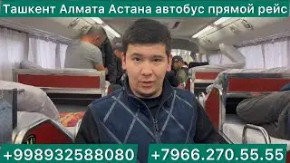 Ташкент Алмата Астана автобус Алмата Астана Ташкент автобусом прямой рейс 
