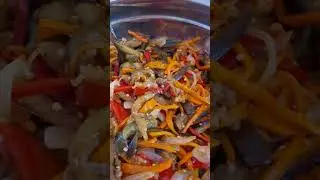 Вкуснейшие  баклажаны по Корейски!#shorts