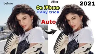 How to erase or remove photos background on iPhone easy trick 2021