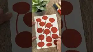Simple circles make simple florals 