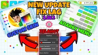 NEW UPDATE MOD,FIX LAG (IGG) ANARKY MENU + CUSTOM SKIN,XELAHOT MACRO,VERSION 2.28.1 (AGAR.IO MOBILE)