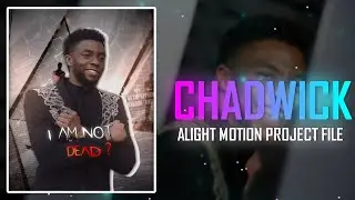 Chadwick Boseman 💖 | Alight Motion Preset XML + scenepack | @ajefx9598
