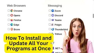 Install and Update All Your Programs at Once | One Click Me All Basic Application Kaise Install Kare