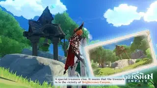 [Quick Guide] Brightcrown Canyon Treasure Location | Genshin Impact