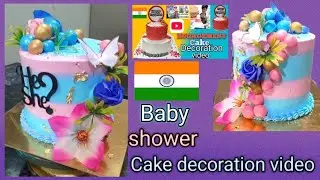 Baby shower Cake design #cake How to make chocolate truffle cake Baby shower