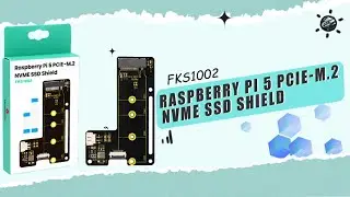 FKS1002 Keyestudio Raspberry Pi 5 PCIE-M.2 NVME SSD Shield-Installation and Usage #raspberrypi #kits