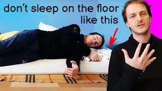 Top-5 problems of sleeping on the floor (personal experience) 🐻