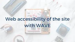 Check web accessibility of the site with WAVE