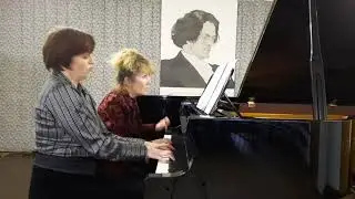 М. Минков "Старый рояль "/ Фортепианный дуэт : Ирина Туркова и Елена Ковалева.
