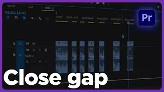 Como juntar os cortes com DOIS CLIQUES (Close Gap) no ADOBE PREMIERE!!!