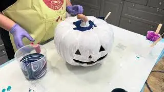 Easy Beginner Spooktacular Pour! - Fluid Art Fun!