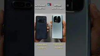 Nothing 3a Vs Redmi Note 14 pro Speed test comparison