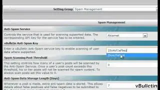 Spam Management: Akismet Setup