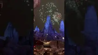 Star Wars Land Fireworks