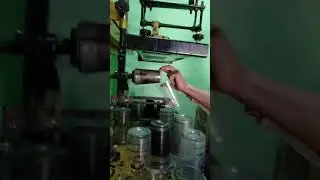 Mesin sablon gelas semi otomatis 