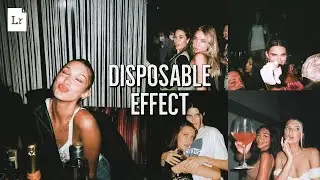 Disposable Effect Preset | Free DNG file | Mobile Lightroom Tutorial 2021 | Presets by CA EM