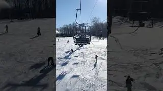 First time snowboarding🏂 #snowboarding #snow