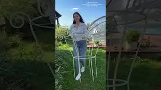 Опоры для цветов серия "Прованс" и новый цвет белое золото