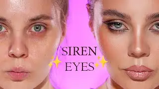 СУПЕР ТРЕНД Siren eyes бюджетной косметикой. Подробный туториал
