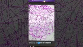 Unreal 5. Wireframe of a Mesh.