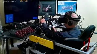 ATS, DD2, DOF Reality H6 motion platform, VR, Rough Road