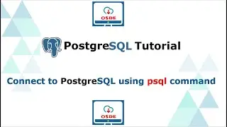 Connect to PostgreSQL using psql command (In Telugu)