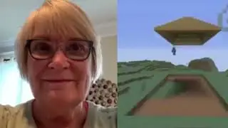 screaming grandma but her house is removed