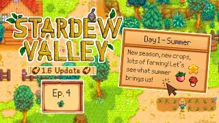 My FIRST EVER Summer Season in Stardew Valley☀️ | Stardew Valley 1.6 Update