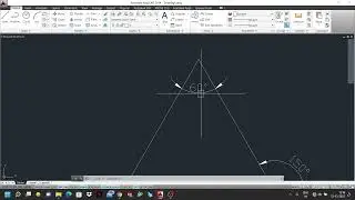 AUTOCAD : LINE  - RELATIVE POLAR COORDINATE SYSTEM