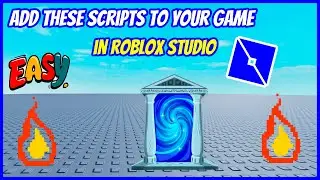 How to Make a Portal Door in Roblox Studio!