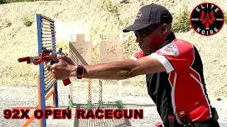 Blasting my Beretta 92X Performance Racegun - Elite Noire Firearms Academy - Dwight Mitchell