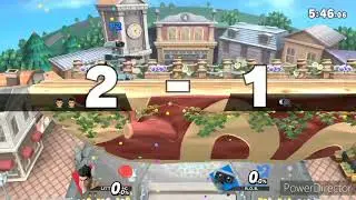 Little mac stares R.O.B.in the face