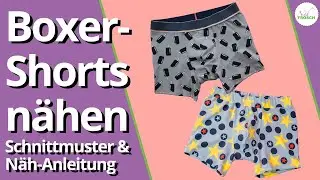 Boxershorts nähen - Nähanleitung Schnittmuster BAWAH