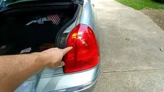 How to replace rear lights / light bulbs on a Lincoln Town Car