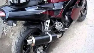 Kawasaki ZXR 400 Проверка выхлопа