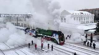 Поезд Деда Мороза в Туле (04.01.2022)