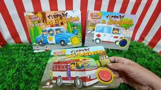 Libros con Sonido, Coleccion Sirenas de Latinbooks. Bomberos 🚒  Ambulancia 🚑  Policías 👮