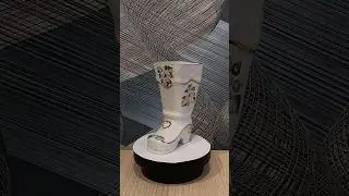 фарфор сапожок карандашница  Прокопьевский Ф. З