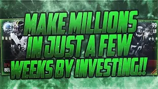INVEST NOW AND MAKE MILLIONS IN ONLY A WEEK!! MADDEN MOBILE COIN MAKING METHODS AND SNIPING GUIDE!