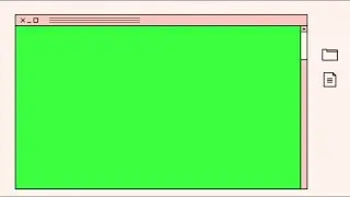 Aesthetic Borders Green Screen