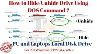 How to Hide/Unhide Drive Using DOS Command