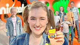 Nickelodeon Studios Tour: Singing w/ Spongebob, Making TikToks, SLIME & Spaghetti Ice Cream!
