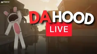 ROBLOX DA HOOD LIVE + GIVEAWAYS 🔴 (JOIN .gg/marsw)