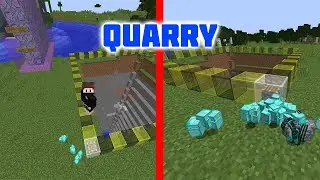 Cara Bikin QUARRY di Minecraft (No Mods)