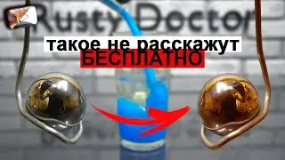 Copper Plating at Home - Easy Electrolysis & Electroplating