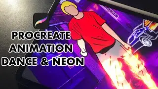 Procreate Animation Tips I Dance & Neon Effect 