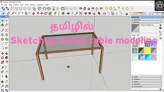 (தமிழில்)Sketchup Dining table modeling /3d inspiration