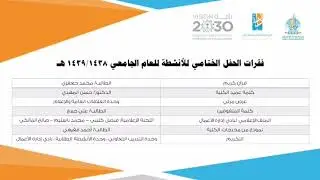 ‏الحفل الختامي للأنشطة بكلية إدارة الأعمال  ‏⁧‫