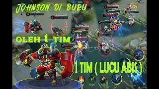 JOHNSON DI BURU 1 TIM  LUCU ABIS